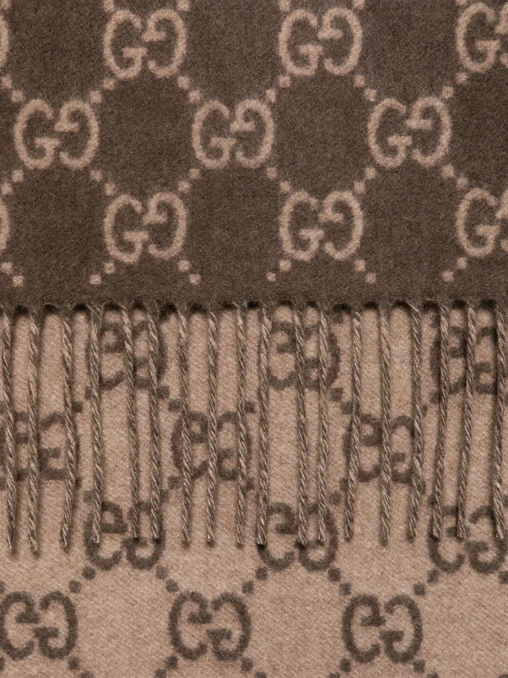 Gucci GG Cashmere Scarf | Brown | FARFETCH ES | Farfetch Global