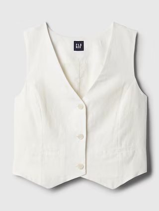 Linen-Cotton Vest | Gap (US)