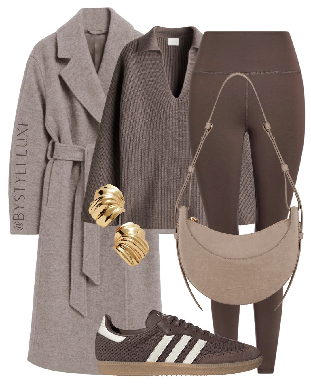 Perfect weekend look with a wool coat, leggings and Adidas Sambas 

#trainers #coat #autumnoutfit

#LTKwinter #LTKautumn #LTKshoes