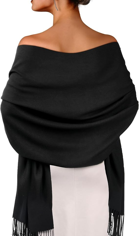 FURTALK Women's Pashmina Shawls and Wraps for Evening Dress Long Scarf Wedding Bride Bridesmaid S... | Amazon (US)