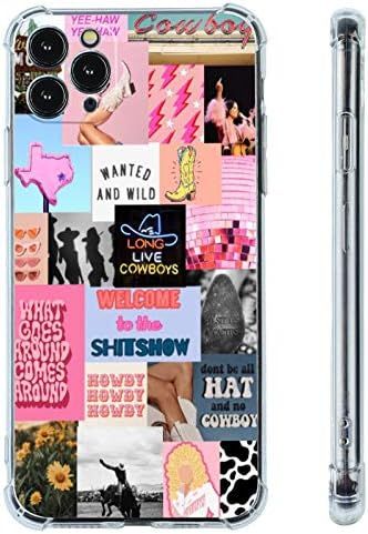 for iPhone 11 pro max Western Case,Cowgirl Cowboy Collage Retro Howdy Boho Horses iPhone Case,Countr | Amazon (US)