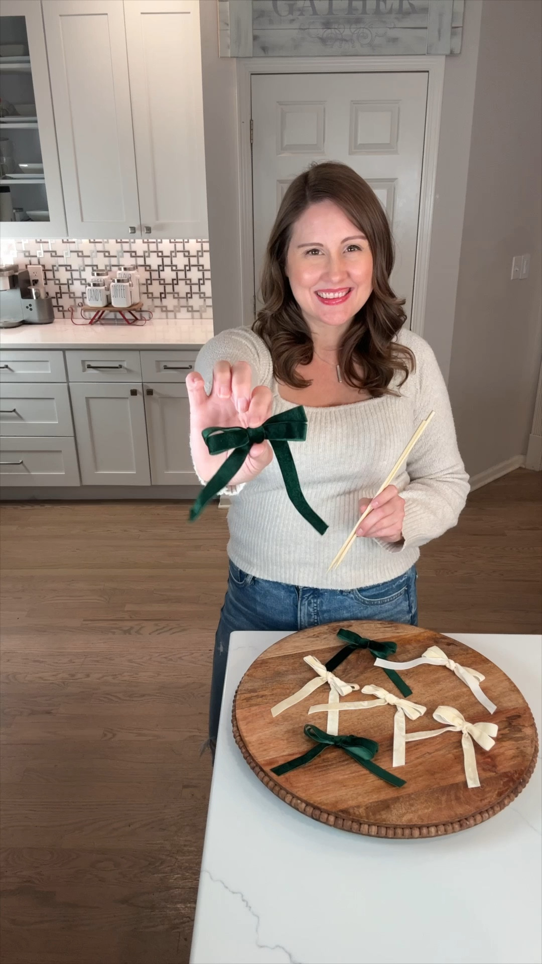 Easy Double Bow Tutorial with Velvet Ribbon! 🎀

Looking to add an elegant touch to your holiday wrapping or decor? Here’s a simple hack for tying a beautiful double bow using chopsticks or bamboo treat sticks and this gorgeous velvet ribbon I found! 🌟 Perfect for gift wrapping, tree ornaments, or table decor! Happy decorating!

#HowToTieBows #BowTutorial #CoquetteStyle #HolidayDIY #DIYHolidayDecor #DIYChristmas #Christmas2024

#LTKHoliday #LTKSeasonal #LTKHome