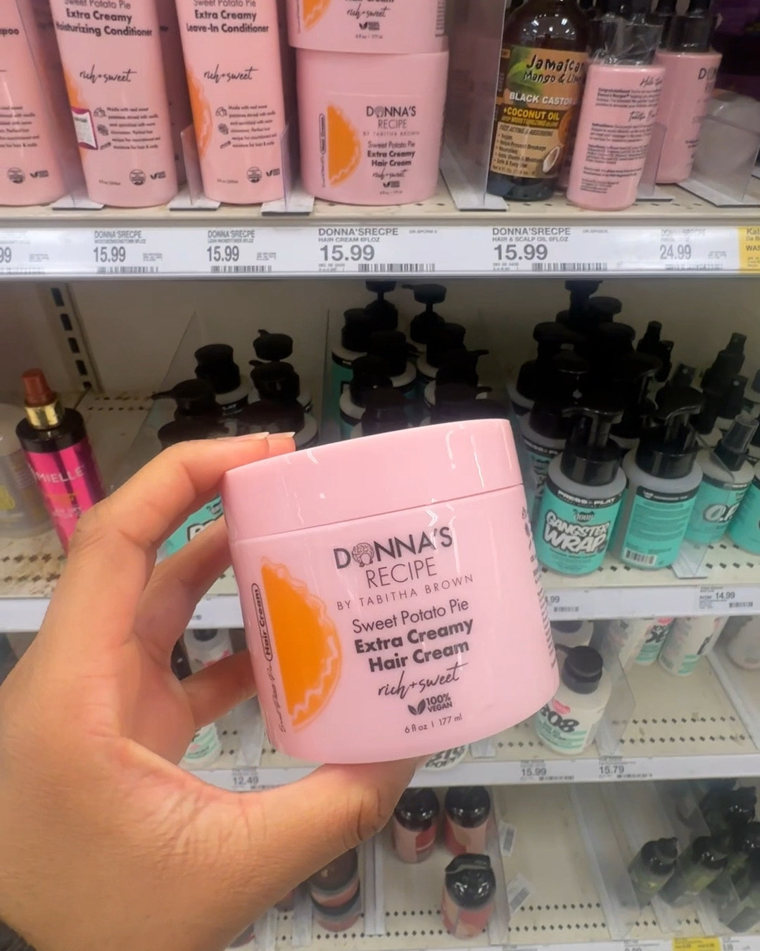 Tabitha Brown’s Donna’s Recipe Collection is one of the best smelling hair products, it really does smell like sweet delicious pie!

* My favorite from the collection is the creamy scalp oil *

#LTKBeauty #LTKFindsUnder50 #LTKWatchNow