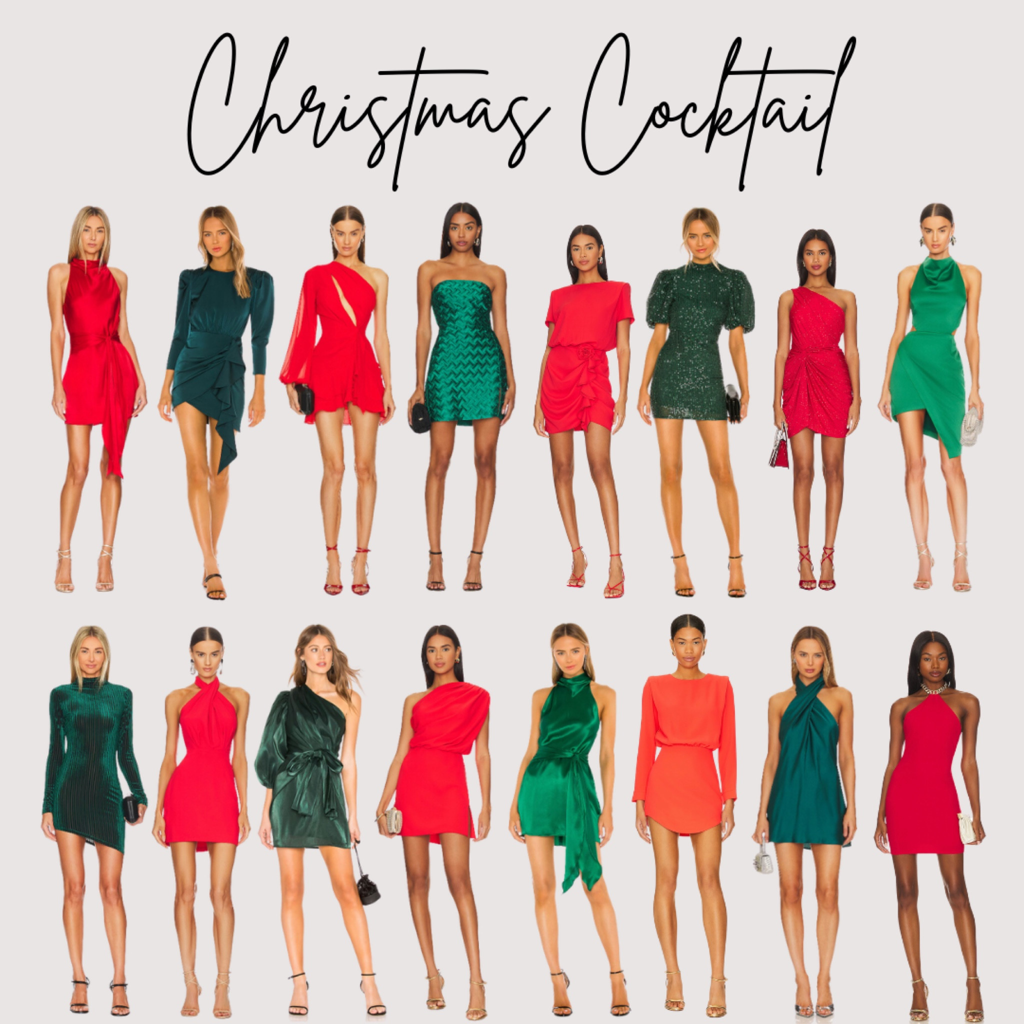 Loving these looks for a Christmas Cocktail Party❤️💚

#LTKHoliday #LTKSeasonal #LTKStyleTip