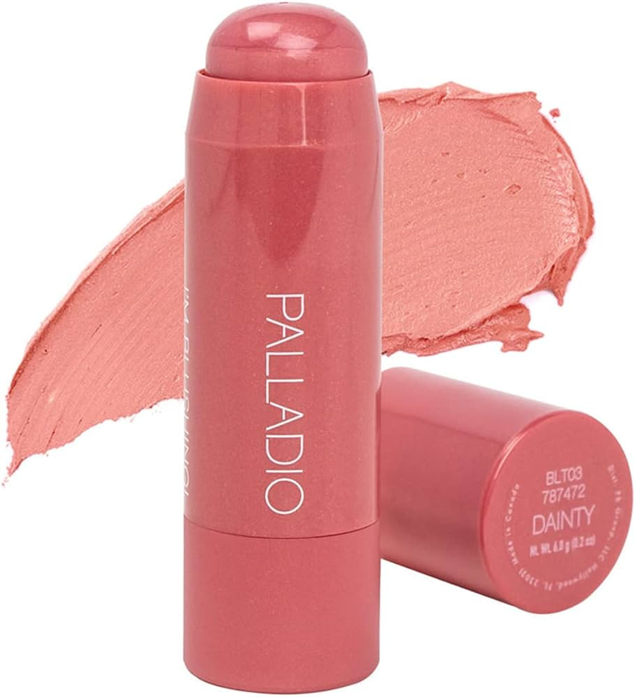 Palladio I'm Blushing 2-in-1 Cheek and Lip Tint, Buildable Lightweight Cream Blush, Sheer Multi S... | Amazon (US)