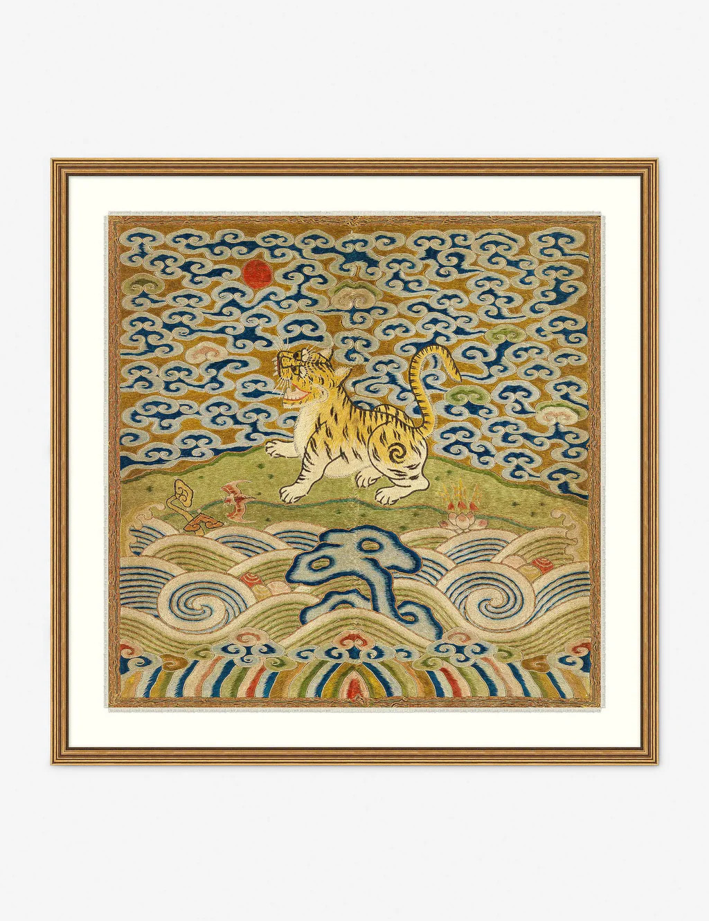 Rank Badge with Tiger Wall Art | Lulu and Georgia 