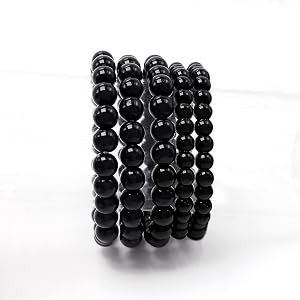 5 Pcs Faux Pearl Bracelet Set for Women Beaded Stretch Strand Bracelets for Bridesmaid,Bridal,Par... | Amazon (US)