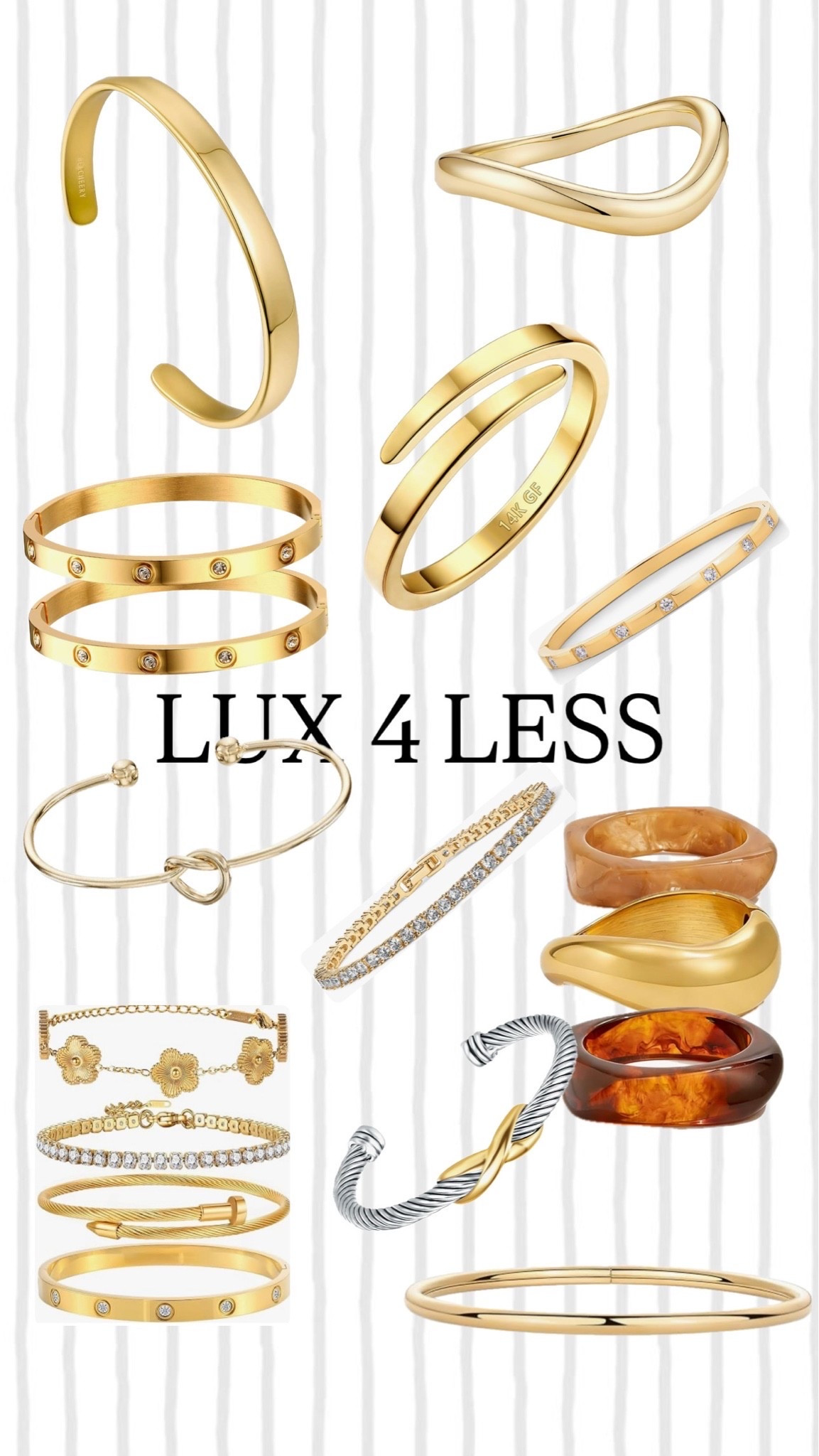LUX 4 LESS!!!!
Trending bracelets.
Good accessories for any outfit😉@amazon

#LTKootd #LTKgrwm #LTKmomlife