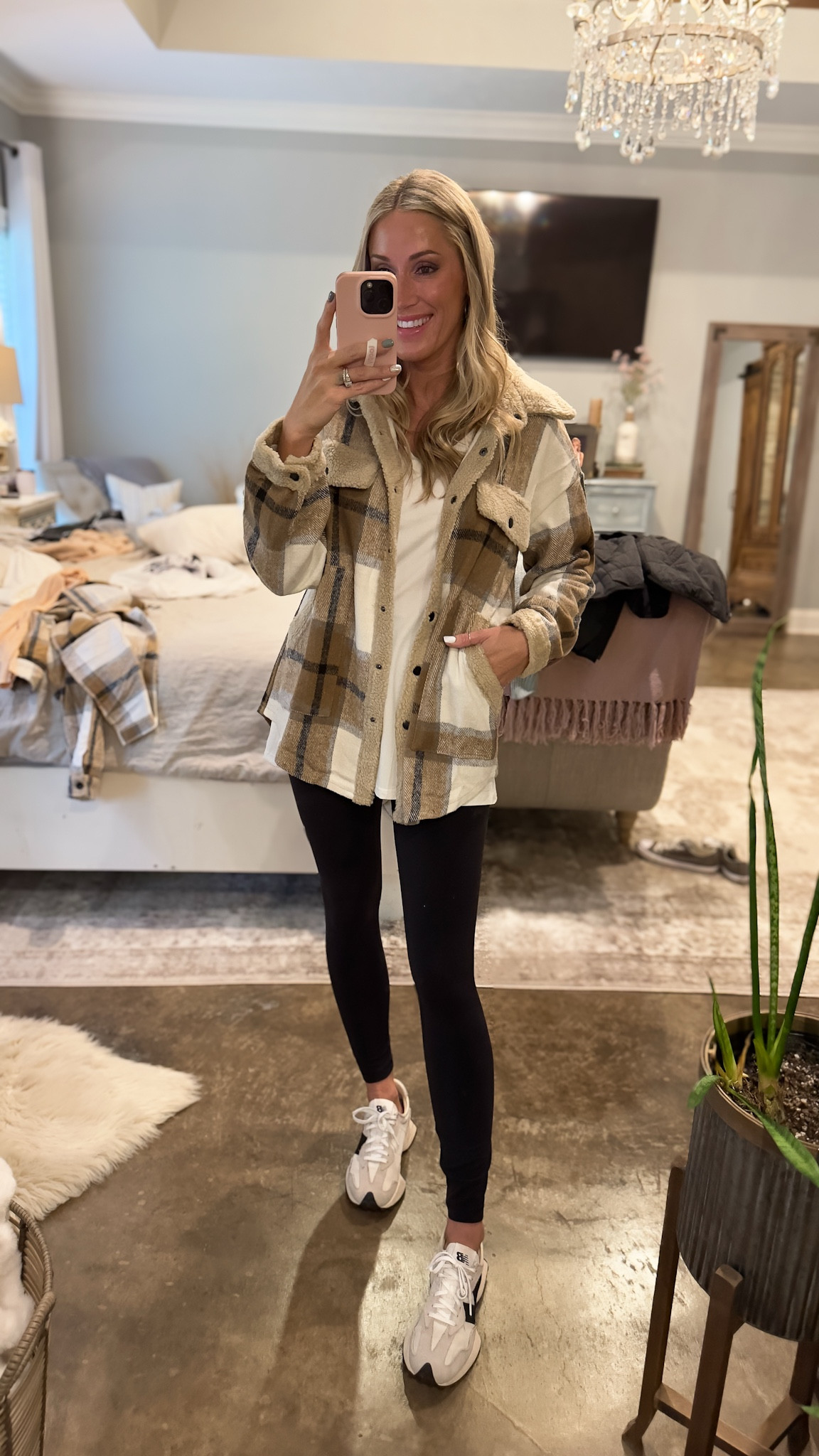 I LOVE this shacket! Wearing a size S

#LTKFindsUnder50 #LTKStyleTip #LTKSeasonal