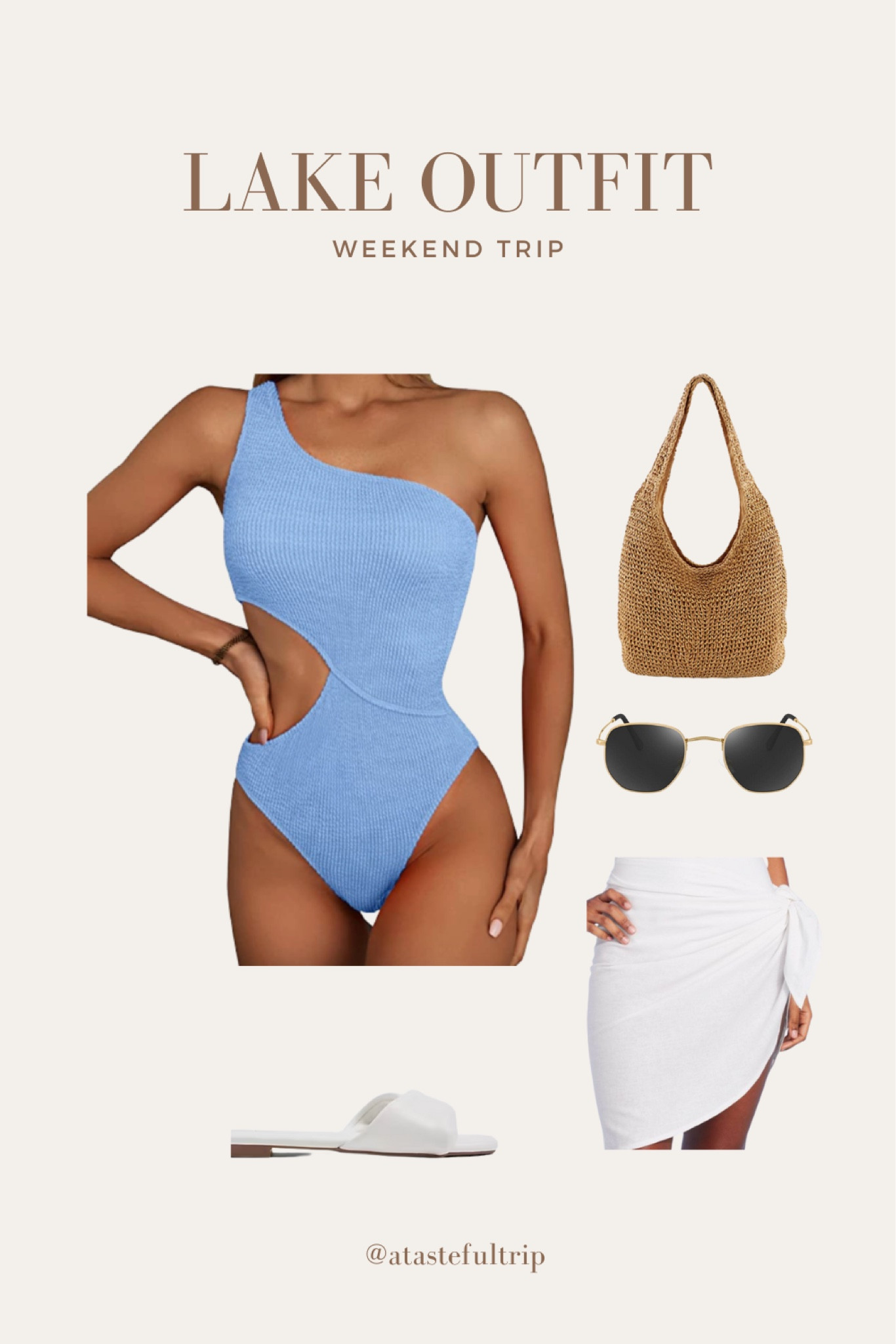 Sky Blue Swimsuit for a Lake Trip 🩵

#LTKswim #LTKSeasonal #LTKtravel