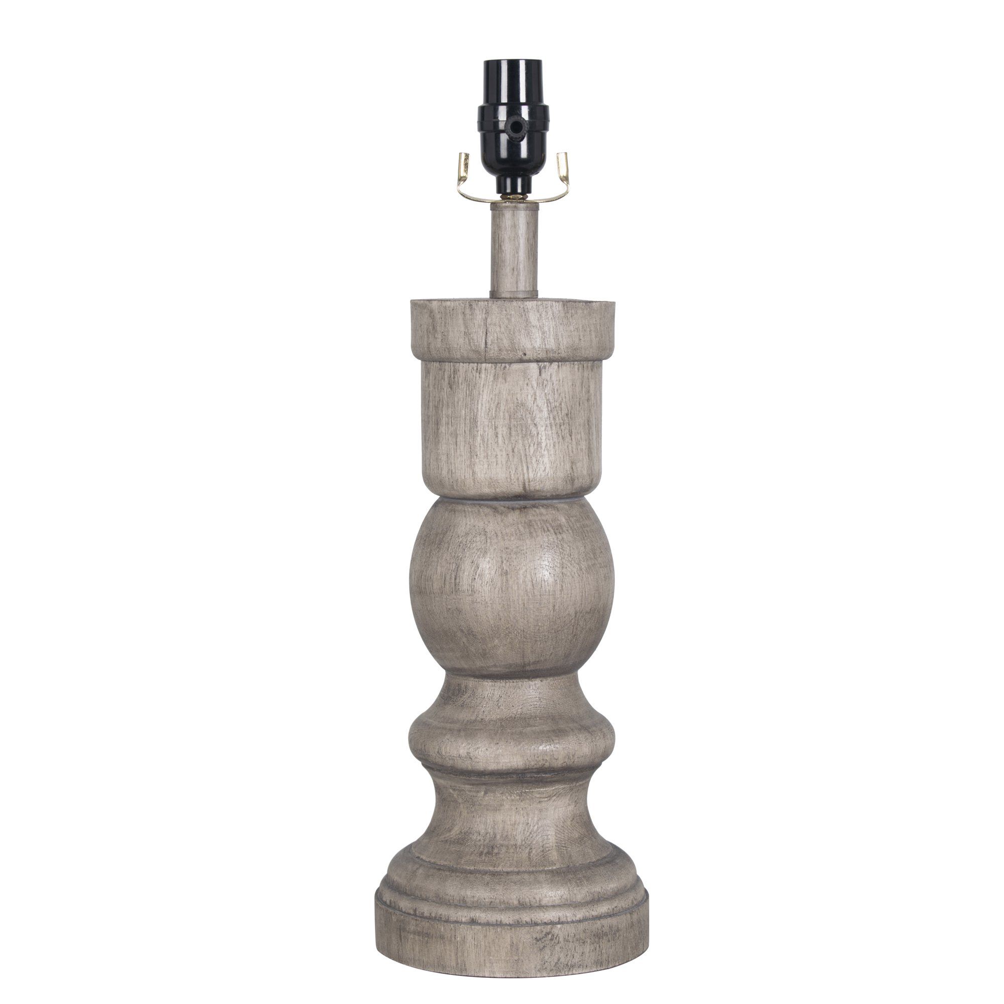 Better Homes & Gardens Weathered Gray 18.75" Table Lamp Base with LED Bulb Included | Walmart (US)