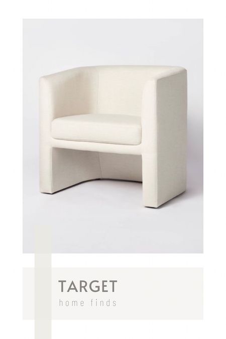 Target home finds. Natural linen accent chair 

#LTKsalealert #LTKSale #LTKhome