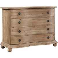 Furniture Classics Pine Bowfront Chest Dresser, Reclaimed Pine by DecoratorsBest | DecoratorsBest
