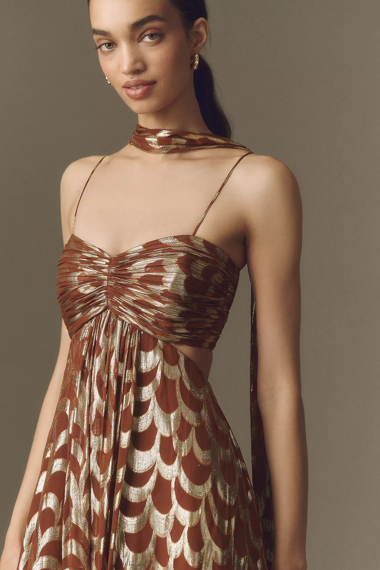 Delfi Collective Adele Sweetheart Maxi Dress | Anthropologie (US)