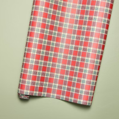 12' Plaid Gift Wrap Vintage Red - Hearth & Hand™ with Magnolia | Target