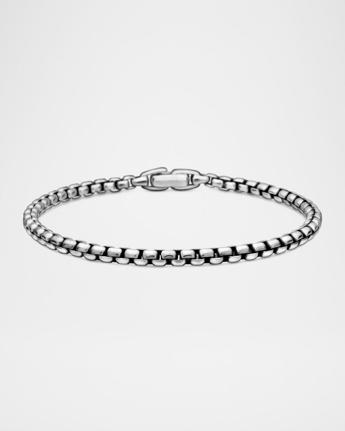 Men's 4mm Box Chain Bracelet in Silver | Neiman Marcus