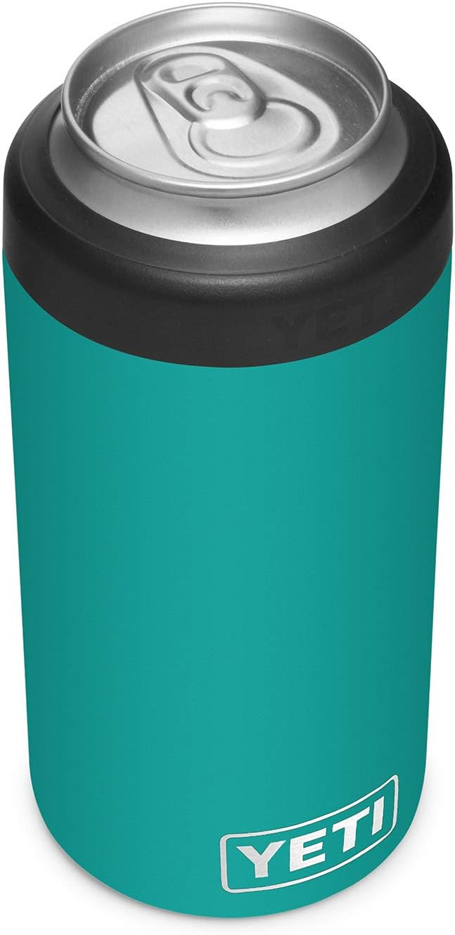 Amazon.com: YETI Rambler 16 oz. Colster Tall Can Insulator for Tallboys & 16 oz. Cans, Aquifer Bl... | Amazon (US)