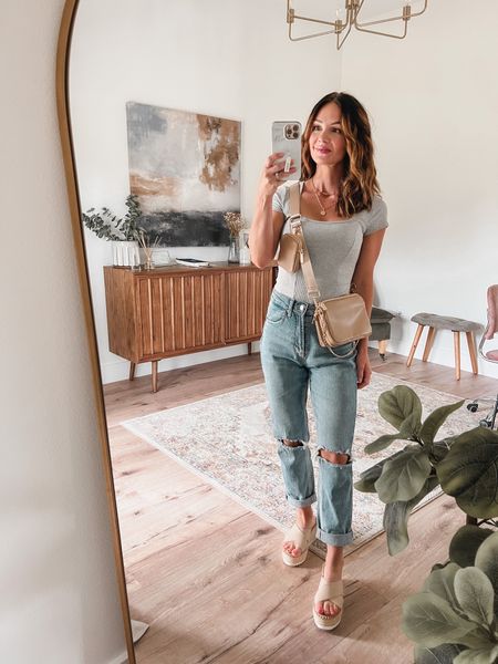 The perfect neutral bodysuit that fits like a glove.😍

lightweight, soft and comfortable. I’ve already worn it multiple times since they arrived! Jeans are my most worn pair. They run big, size down. Linking similar shoes 

LTK find, amazon outfit, trendy LTK  outfits, millennial mom, millennial mom style, amazon favorites, amazon haul, amazon fav, neutral outfits, onesie outfit, style over 30, style tips, style reels, millennial style, fashion after kids


#LTKFind #LTKunder100 #LTKunder50