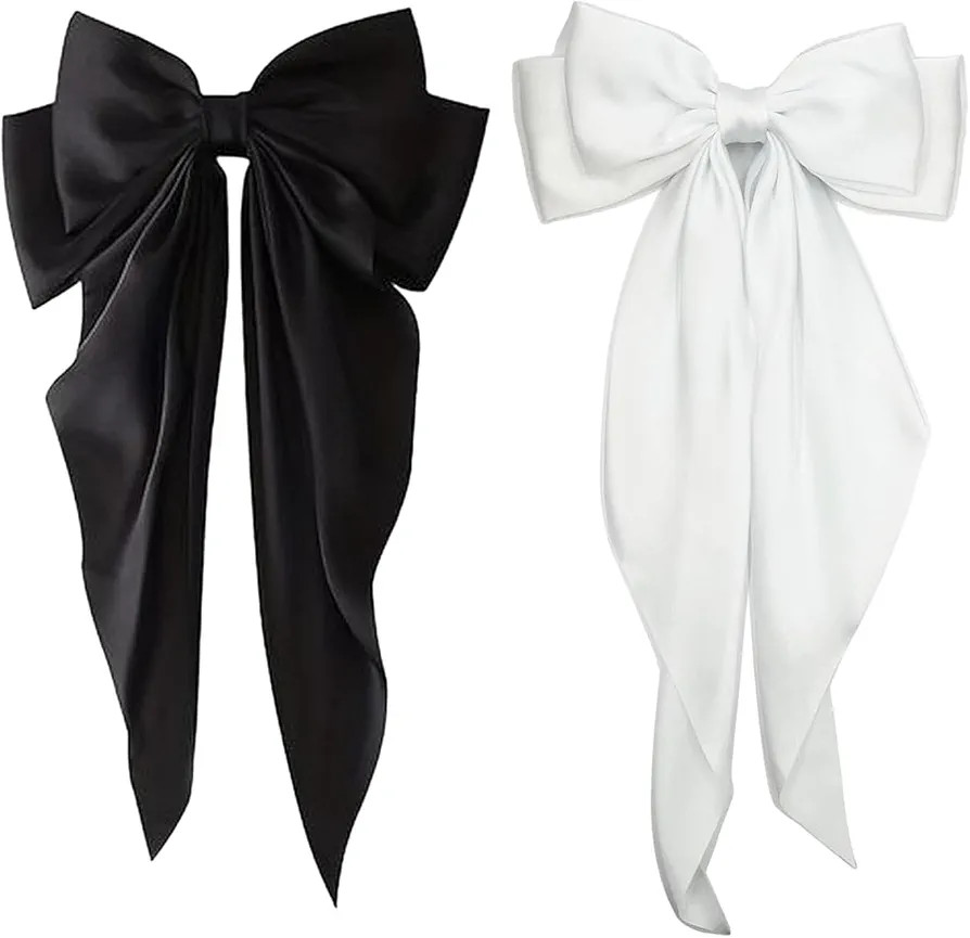 2 Pcs Big Bow Hair Clips, Bows for Women, Back to School Gifts Headdress Decor, Hair Band Set, Ba... | Amazon (US)