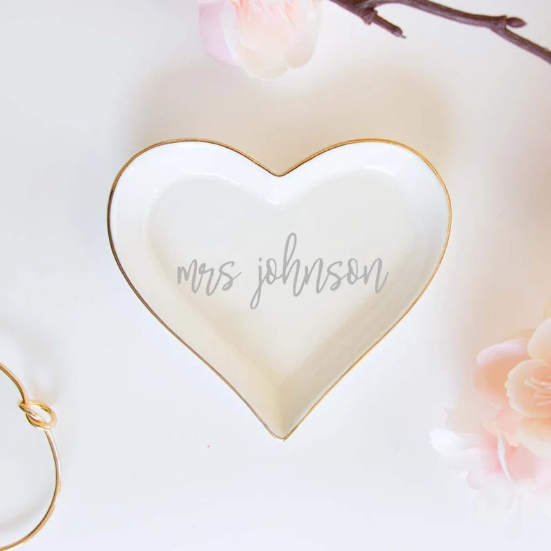 Ring Dish for Her Ring Holders Personalized Ring Trays - Etsy | Etsy (US)