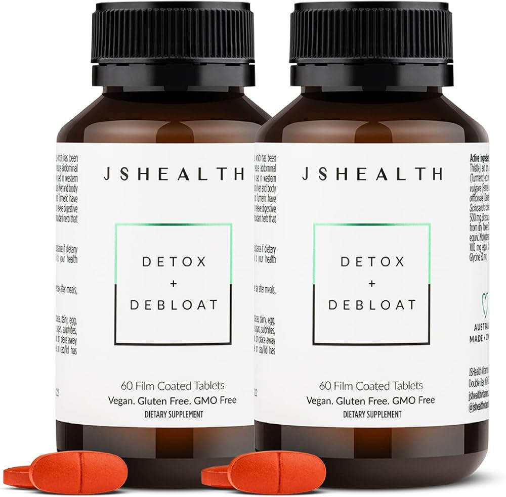 JSHealth Vitamins Detox and Debloat Liver Health Formula | Liver Detox Pills | Debloating Formula... | Amazon (US)