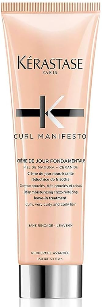 Kérastase Leave-in Curl Manifesto Leave-in Crème De Jour Fondamentale, Cabelos cacheados ou cre... | Amazon (BR)