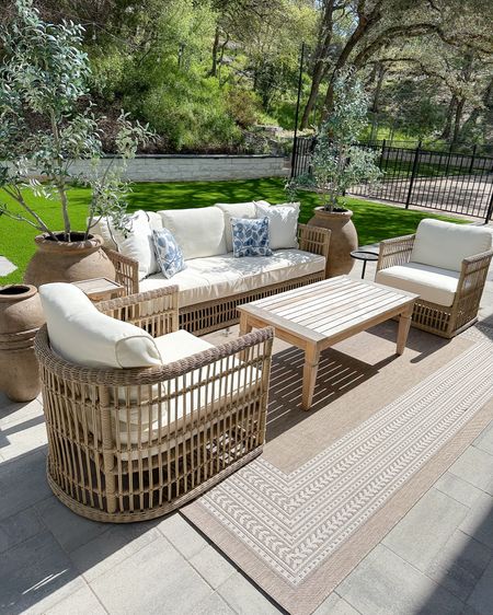 Lowest sale price I’ve seen on our outdoor patio furniture! Quality is insanely beautiful, and very comfortable. Linking our affordable covers we use to keep it looking new!

#LTKSeasonal #LTKSaleAlert #LTKHome