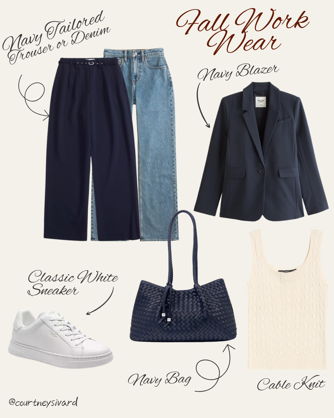 These are the best basics, but together it gives you a cute and sophisticated outfit. If you don't like all black or are just getting board - adding Navy to your closet is the perfect fix all year long. 

Corporate Outfits | Workwear Outfits | Office Outfits | Business Casual 

 #LTKCon #LTKSeasonal #LTKWorkwear