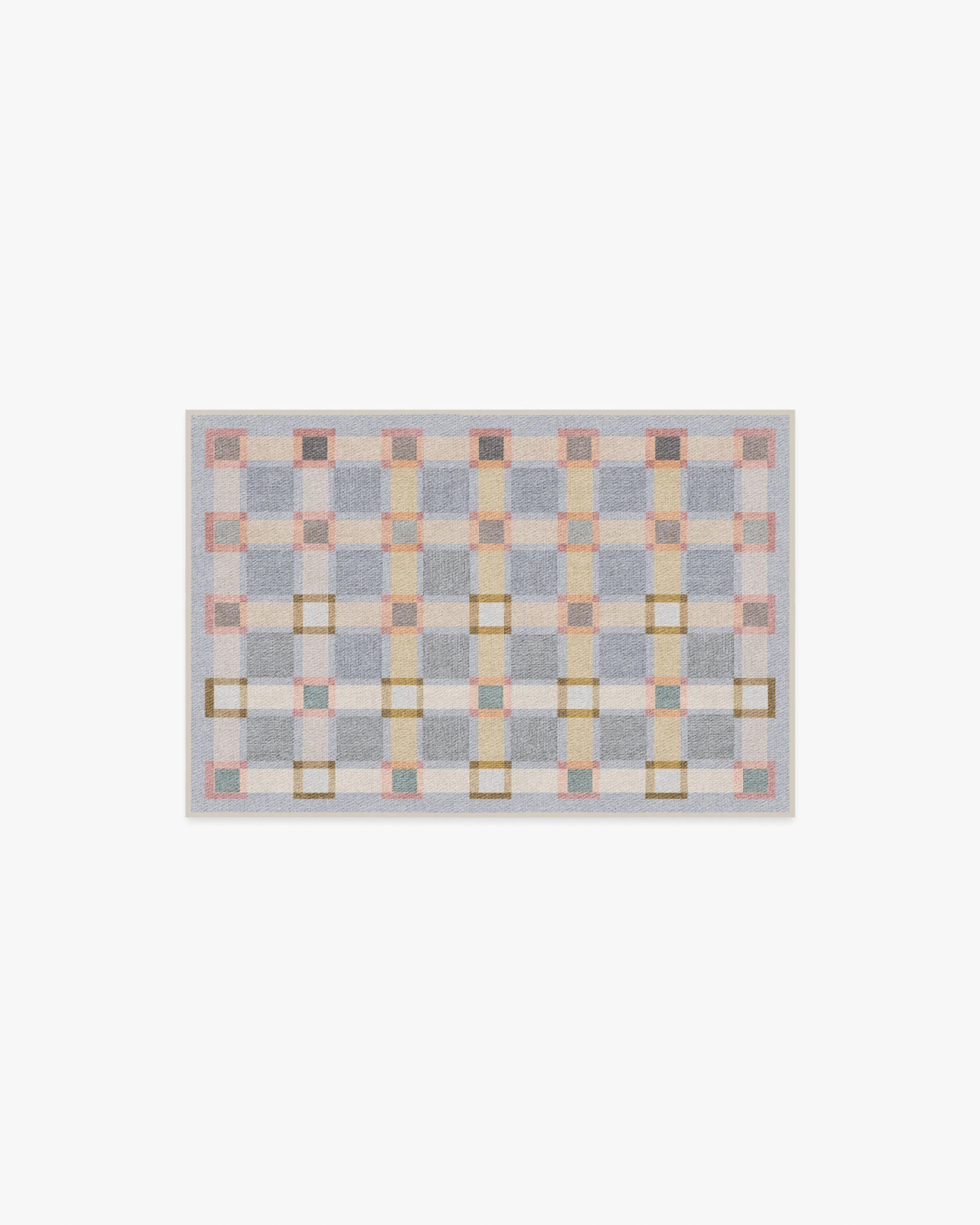 Maja Stone Blue Multicolor Flatwoven Rug | Ruggable
