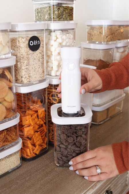 Fresh & Save CUBE Containers with vacuum-compatible lids for keeping dry goods fresh and saving space in your pantry

Use code: KERIB to get a free label and chalk marker set with a $50+ purchase.

#ad / #freshandsave / #zwilling / kitchen organizing / kitchen organization / vacuum seal / wedding registry / housewarming gift / 2023 holiday gift / pantry organizing / food containers 

#LTKfindsunder100 #LTKGiftGuide #LTKhome