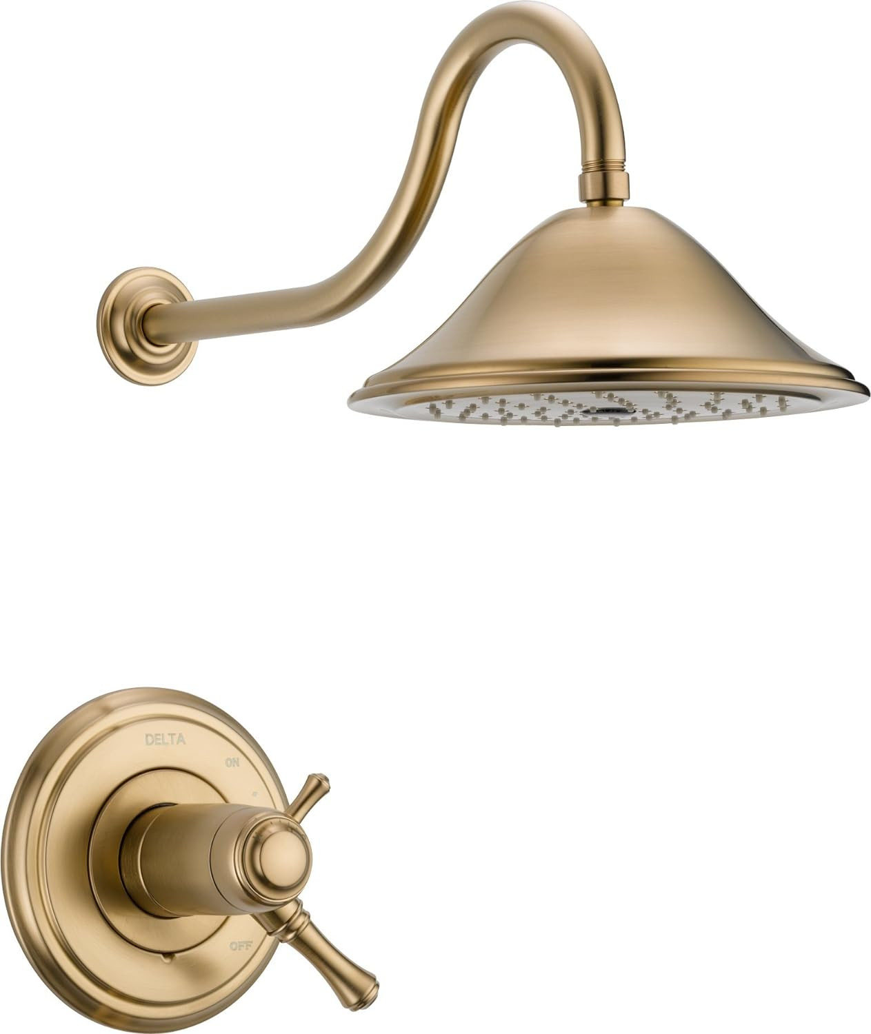 Delta Faucet Cassidy 17T Series Dual-Function Shower Trim Kit with Single-Spray Touch-Clean Showe... | Amazon (US)