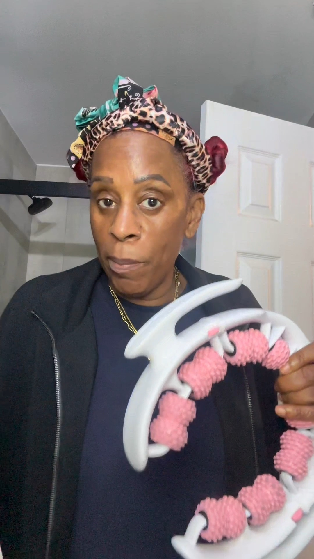 A lymphatic massage roller supports circulation and fluid movement, which can help reduce the feeling of heaviness in the legs.

#LTKselfcare #LTKOver40 #LTKMidsize