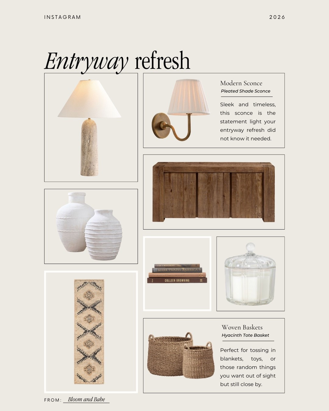 An entryway refresh with pieces that feel practical and pulled together. Small changes that help the space feel intentional from the moment you walk in.

#LTKHome #LTKSeasonal #LTKdayinmylife