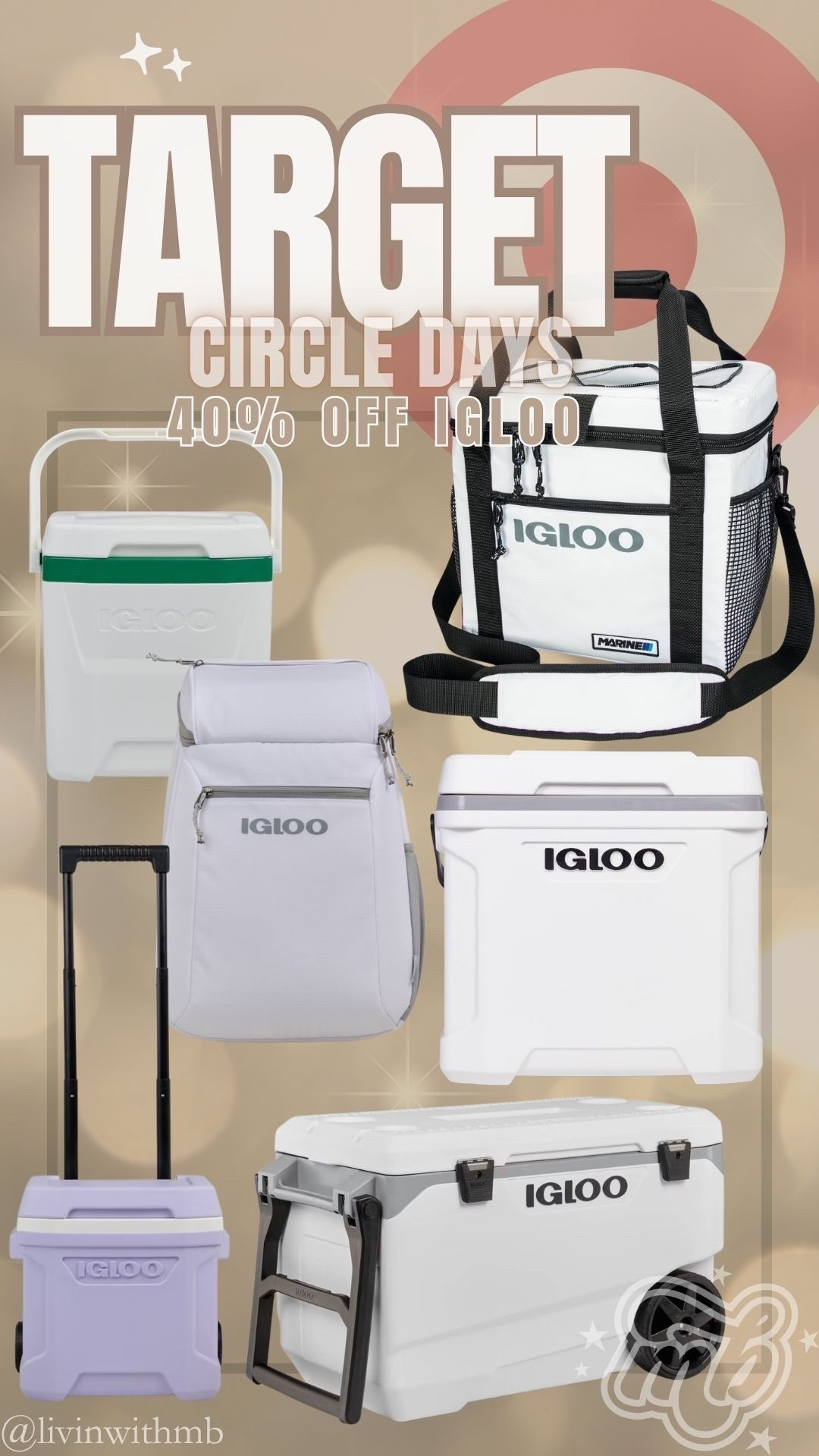 40% off Igloo coolers at Target! 🙌🏼

#LTKHome #LTKSaleAlert