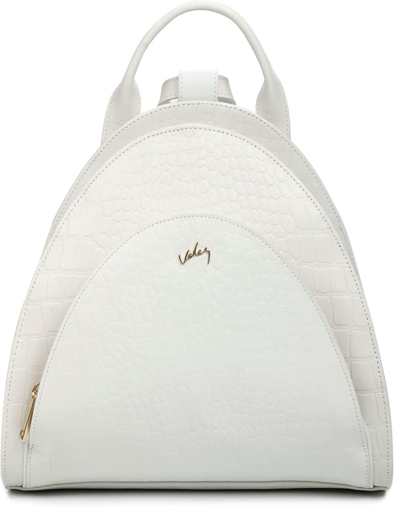 VELEZ Genuine Leather Small Backpack for Women - Women's Real Leather Stylish Designer Bag | Amazon (US)