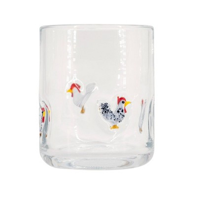 Madison Home 16 fl oz Icon Glass Tumbler Rooster | Target
