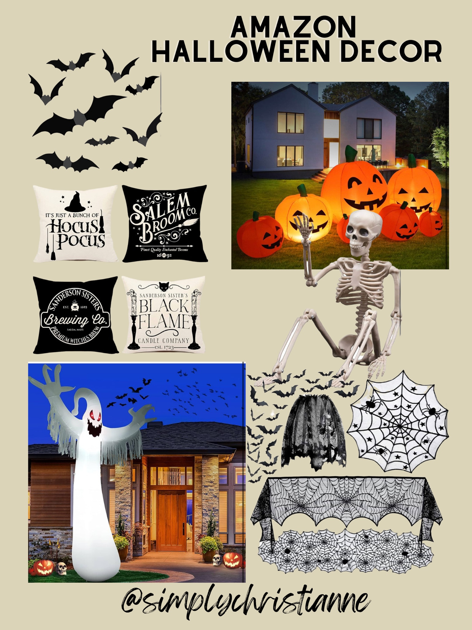5pack Halloween Contrast Mesh … curated on LTK