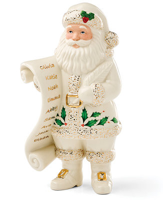 Lenox 2025 Santa with List Figurine - Macy's | Macy's