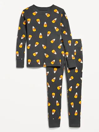 Printed Gender-Neutral Snug-Fit Pajama Set for Kids | Old Navy (CA)