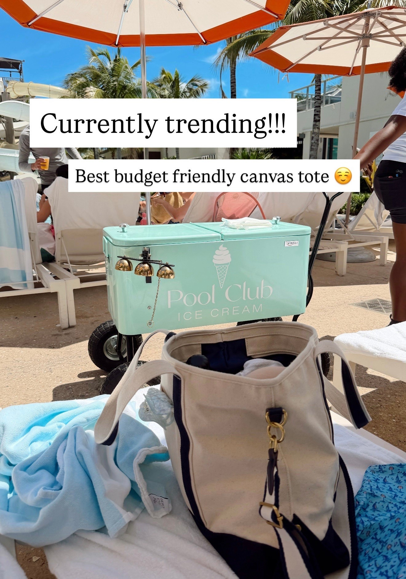 Currently trending!! Canvas totes are so in right now. I did my research and I think this is the BEST one!! Affordable canvas tote with a shoulder strap, zip closure, and pockets!!! Looks luxe but it super affordable and practical. Will be reaching for it alllllll summer.

#LTKstorytime #LTKmomlife #LTKTravel