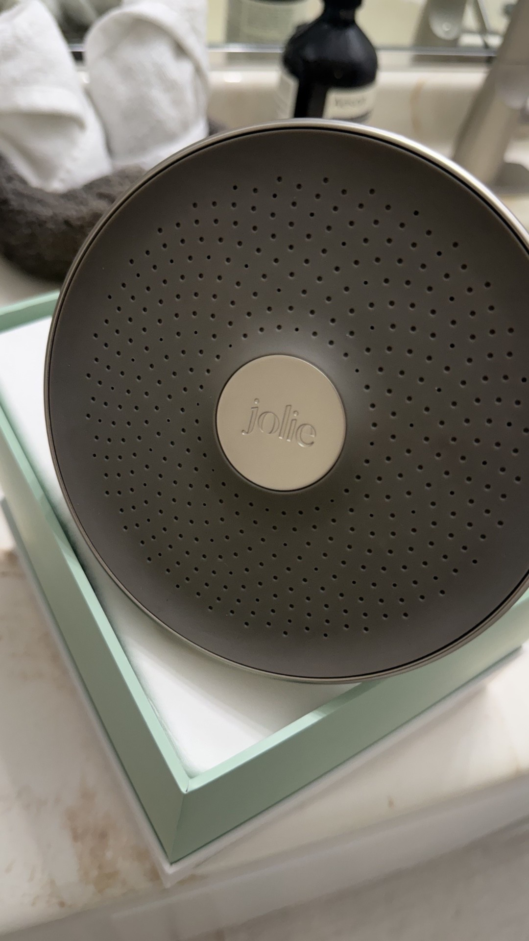 After hearing so many good things, I finally ordered the Jolie filtered showerhead. The water we wash our face and hair with matters just as much as the products we use, so I can’t wait to add this to my routine. Plus, it’s on sale for Prime Day… count me in.

#LTKSaleAlert #LTKselfcare #LTKmorningroutine