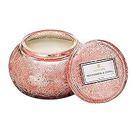 Voluspa Panjore Lychee Candle | 14 Oz. | 50 Hour Burn Time | Embossed Glass Chawan Bowl | Coconut Wa | Amazon (US)