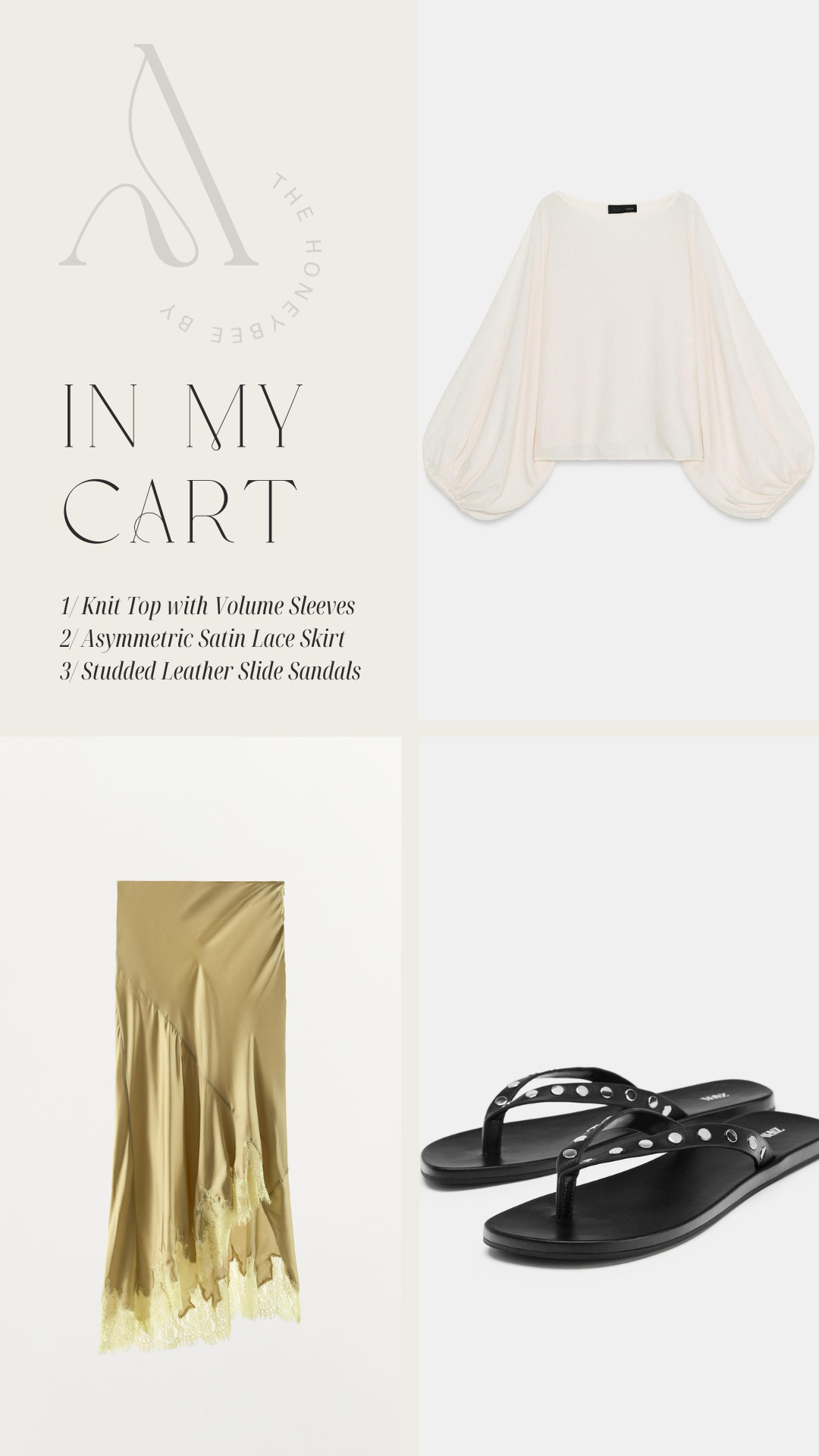 New in my cart from Zara 

 