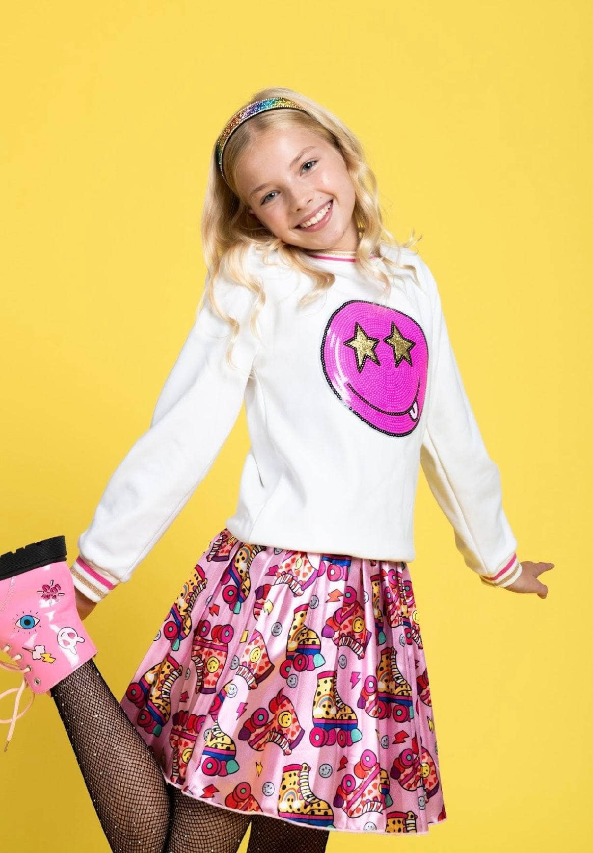 Roller Girl Pleated Skirt | Lola + The Boys