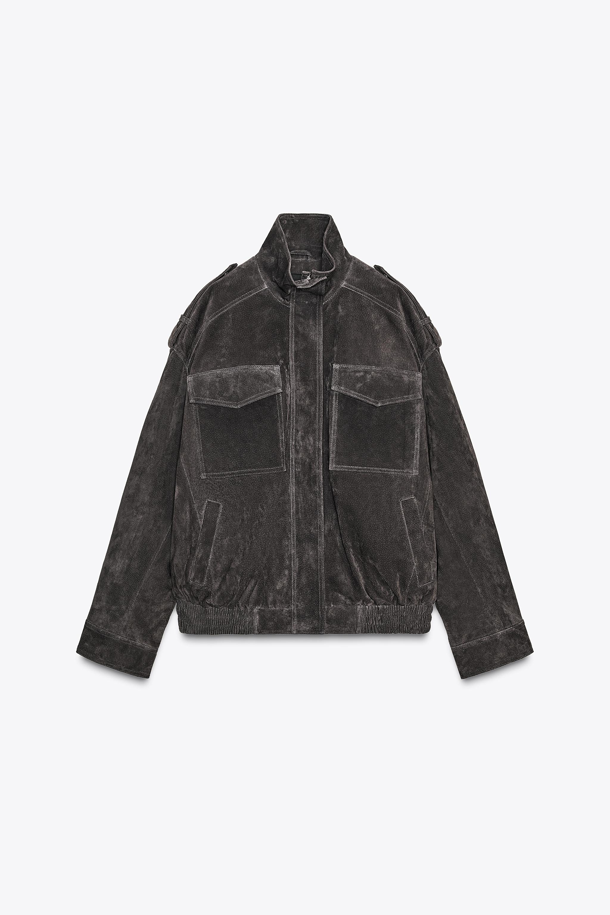 SUEDE LEATHER JACKET | Zara US