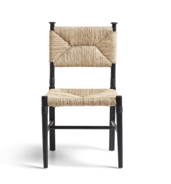 Emund Dining Chair - Ebony | OKA UK