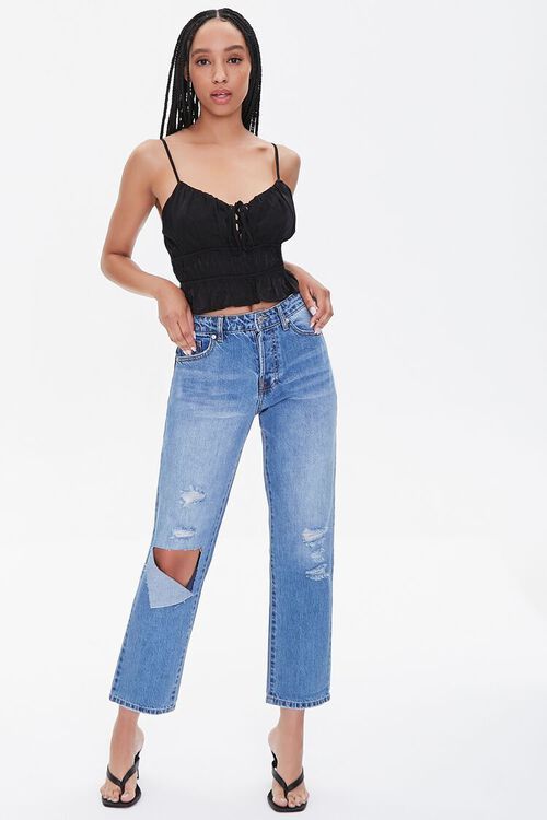 Distressed Boyfriend Jeans | Forever 21 (US)