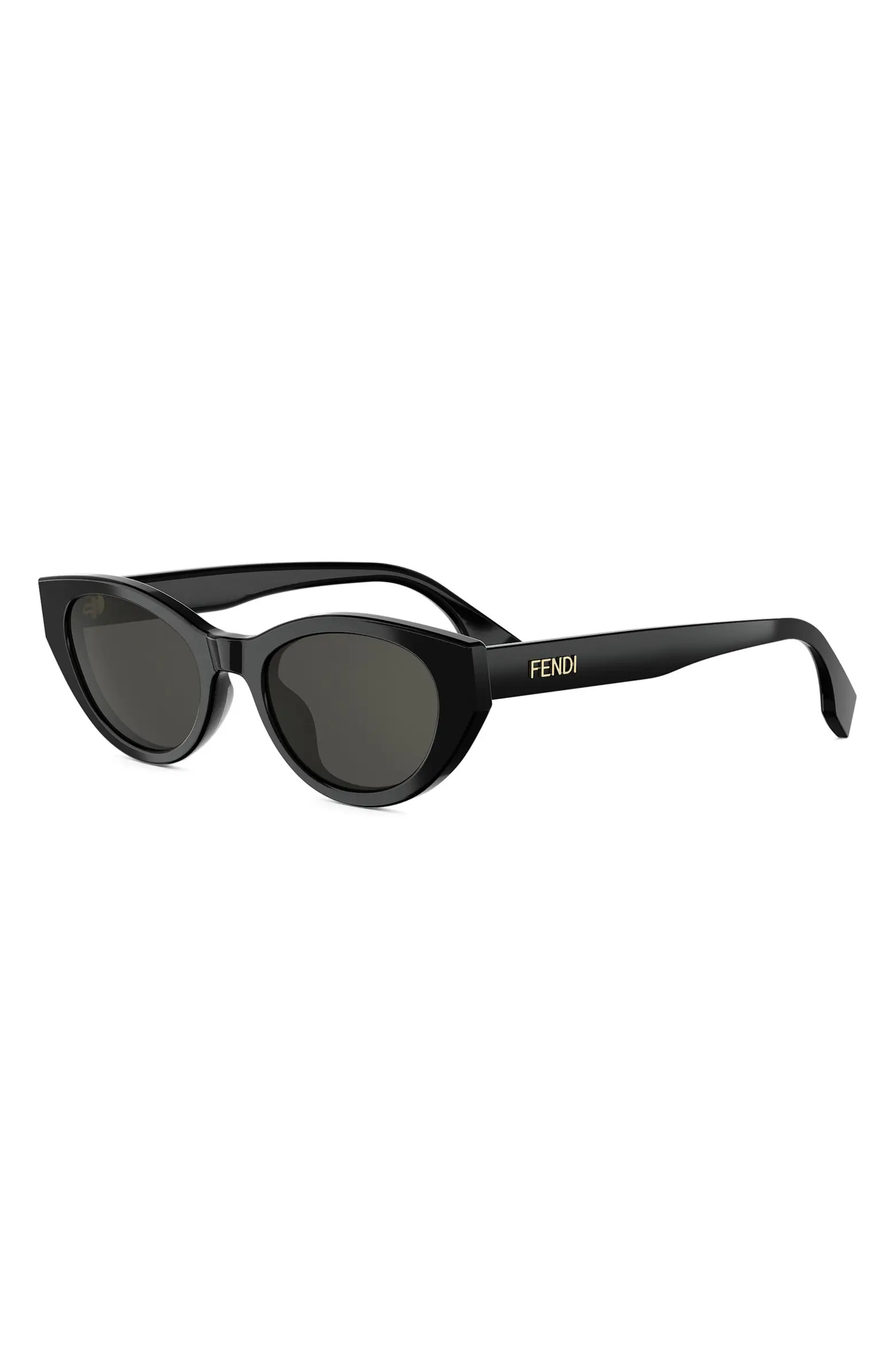 Lettering 51mm Oval Sunglasses | Nordstrom