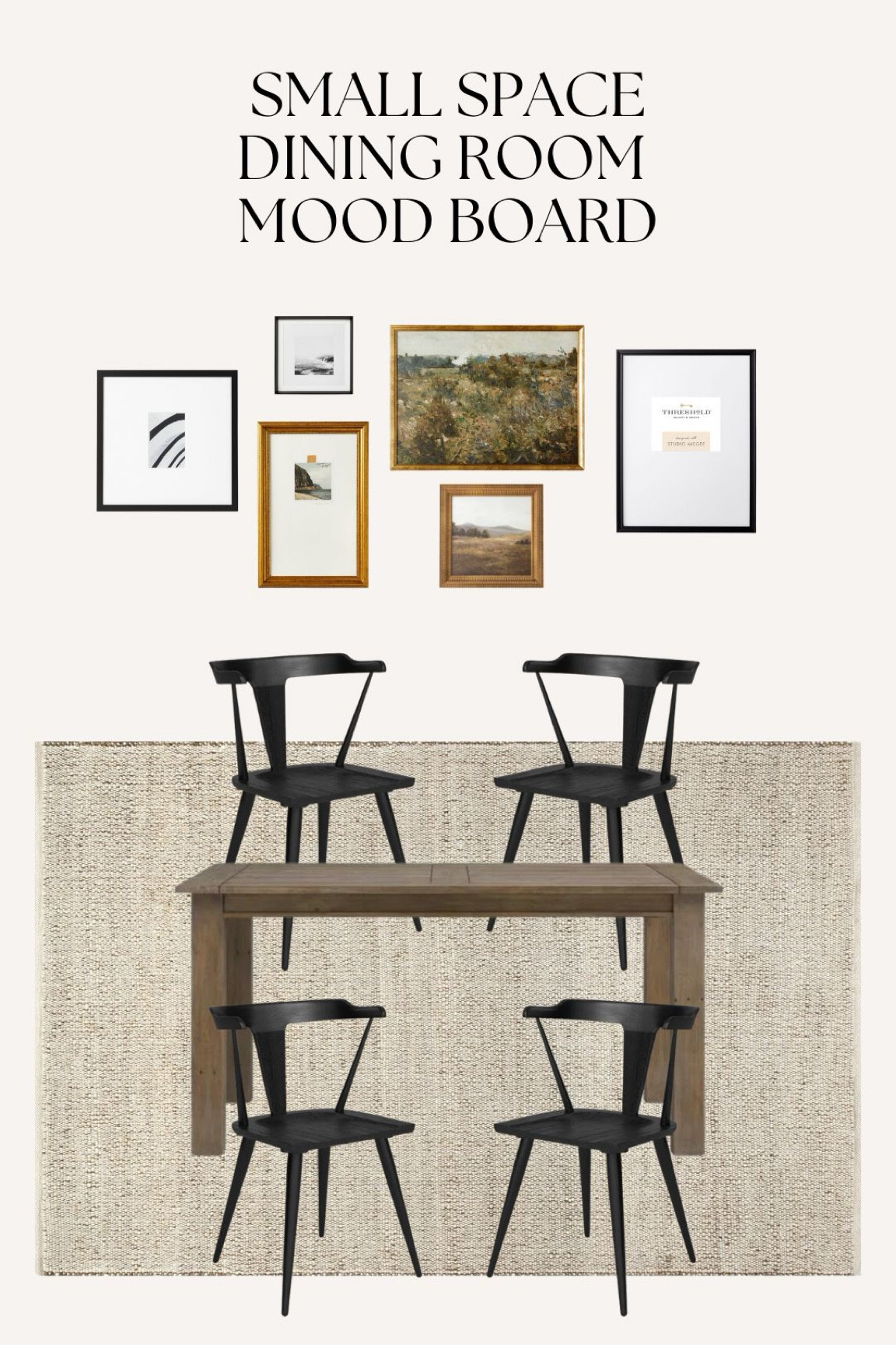 Toulon Solid Wood Dining Table curated on LTK