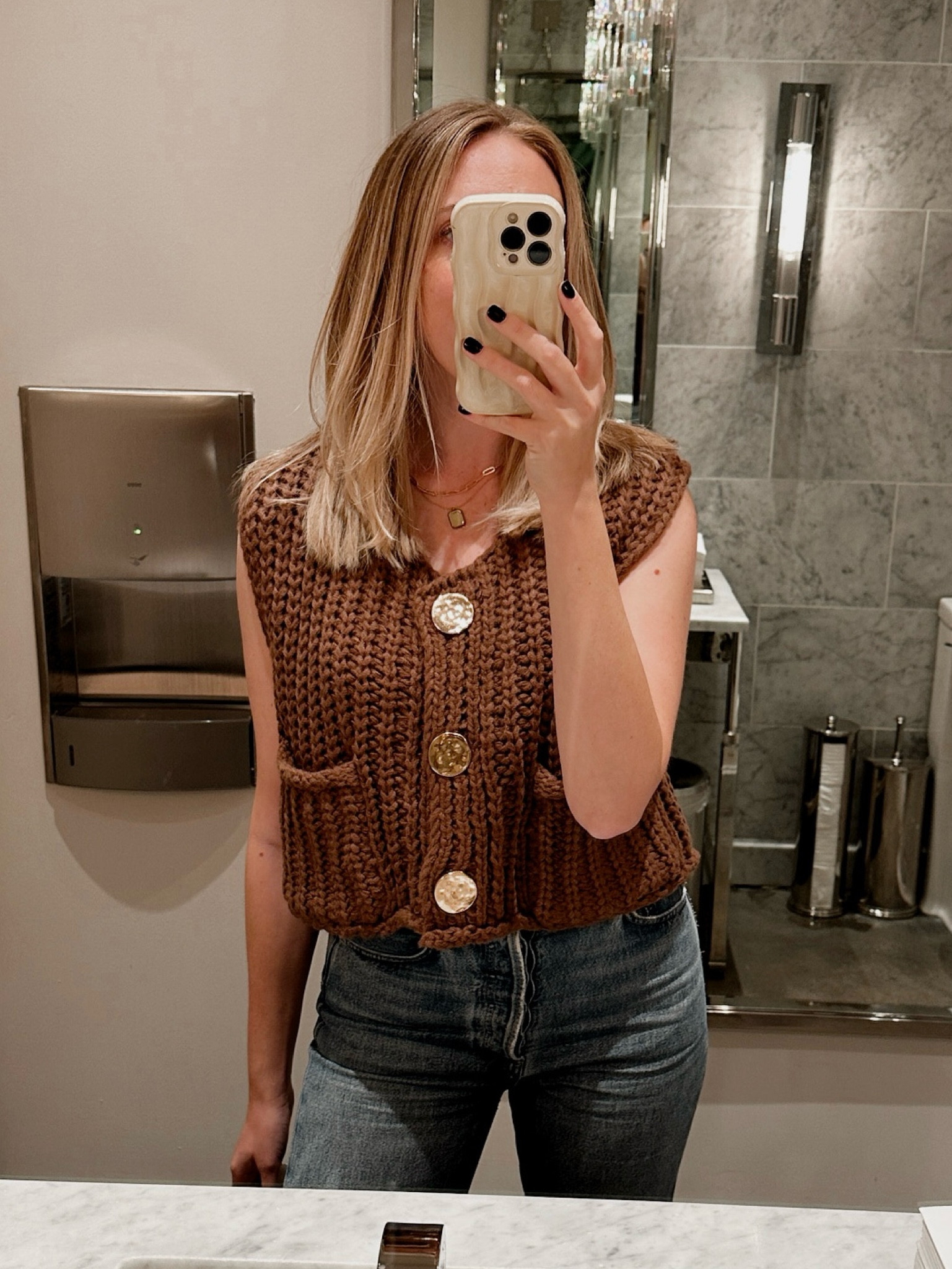 Sweater vest with gold buttons outfit by BarbiGia. Agolde 90s pinch waist high rise jeans on sale!



#LTKFindsUnder100 #LTKStyleTip #LTKSaleAlert